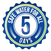 Grosche water safe for all 5 days logo