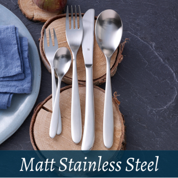 Cutlery matt stainless steel
