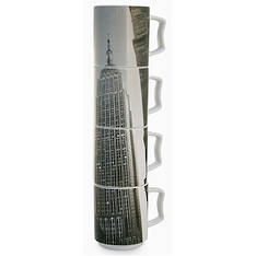 New York Stackable Mug Set of 4