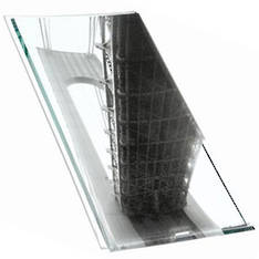 New York Glass Dish Medium