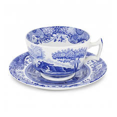 Blue Italian Breakfast Cup & Saucer