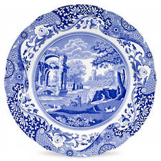 Blue Italian Buffet Plate