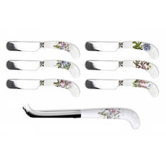 Botanic Garden Cheese Knife & 6 Spreaders