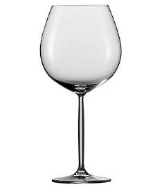 Diva Burgundy Wine Glass Set