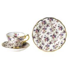 100 Years Cup, Saucer, Plate 1940s