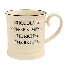Chocolate, Coffee & Men Tankard Mug