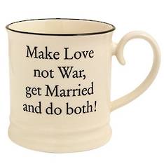 Make Love Not War Tankard Mug