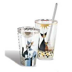 Glasses Pair Bianco & Nero