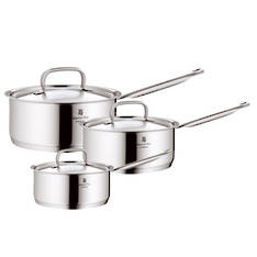 Gourmet Plus 3 Piece Saucepan Set