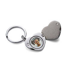 Heart with Photo Key Ring