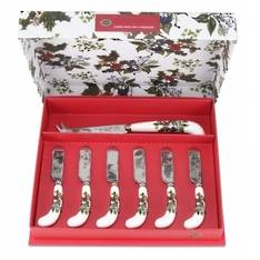 Holly & Ivy Cheese Knife & 6 Spreaders