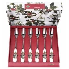 Holly & Ivy Pastry Fork Set of 6