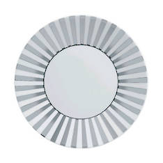 Platinum Striped Lunch Plate