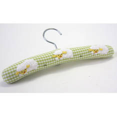 Kids Coathanger Green Sheep