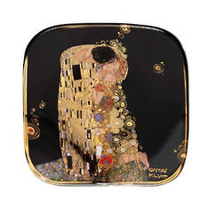 Klimt The Kiss Glass Coaster
