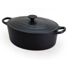 Le Creuset Oval Casserole Black