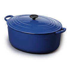 Le Creuset Oval Casserole Blue