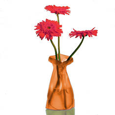 Le Sack Vase Frosty Orange