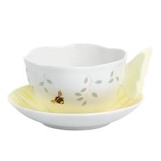 Butterfly Meadow Teacup & Saucer Yellow
