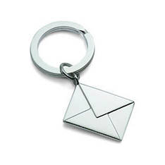 Letter Key Ring