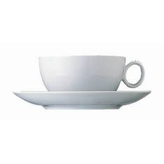 Loft White Tea/Coffee Cup & Saucer