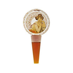 Mucha Topaz Bottle Stopper