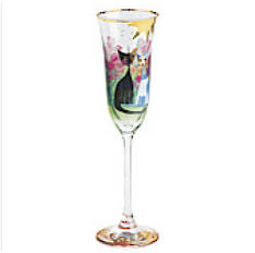 Glass Flute Rose