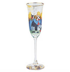Glass Flute Sunflower