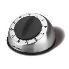 Salter Mechanical Stainless Steel Timer