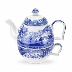 Blue Italian Tea for One
