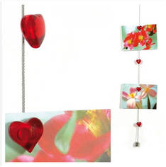 Red Hearts Photo Holder