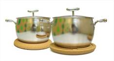 Cork Nature Twin Hot Pot Stand 20cm