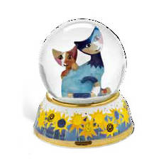 Rosina Waterglobe Sunflowers