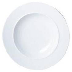 Denby White Gourmet Rimmed Bowl
