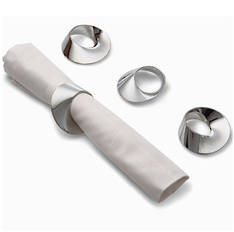 Swirl Napkin Rings Set of 4