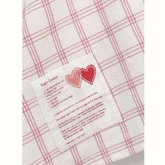 Pink Sugar Cookie Tea Towel
