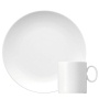 Medallion White Dinnerware