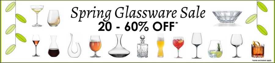Glassware category strips