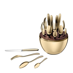 Mood Gold Cutlery in egg sm