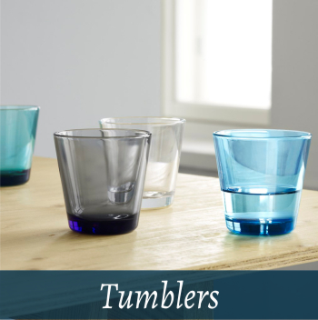 Glassware tumblers